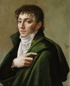 Porträtt av Etienne-Henri Mehul (1763-1817) 1799